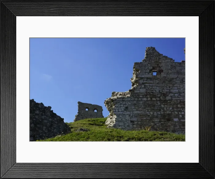 Framed Print : Baden Wurttemberg, Bopfingen, Flochberg: Castle ruins