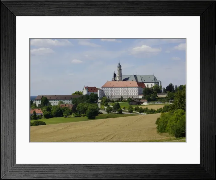 Framed Print : Baden Wurttemberg, Neresheim: Monastery and Abbey Church Framed Print : Baden Wurttemberg, Neresheim: Monastery and Abbey Church