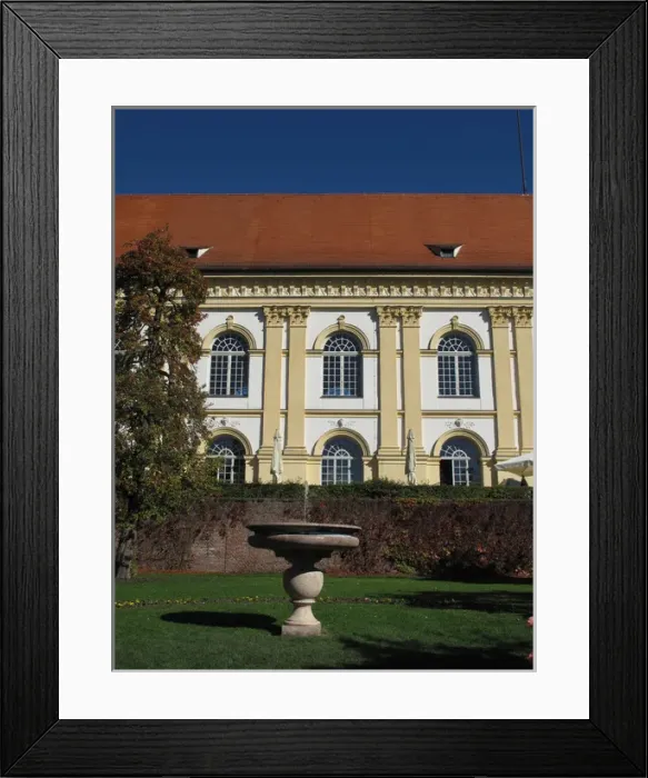 Framed Print : Germany, Bayern, Dachau: Dachau Palace Framed Print : Germany, Bayern, Dachau: Dachau Palace