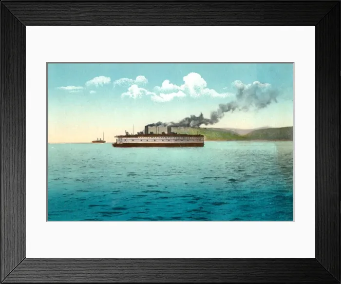 Framed Print : Baikal. The icebreaker under way Framed Print : Baikal. The icebreaker under way
