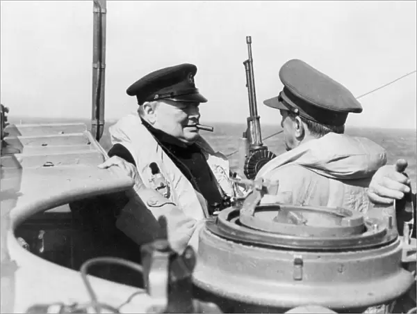 Winston Churchill and Sir Alan Brooke