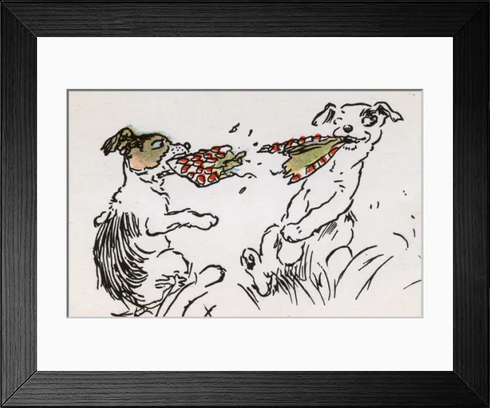 Framed Print : Illustration, Two Simple Tales for Simple Folks Framed Print : Illustration, Two Simple Tales for Simple Folks