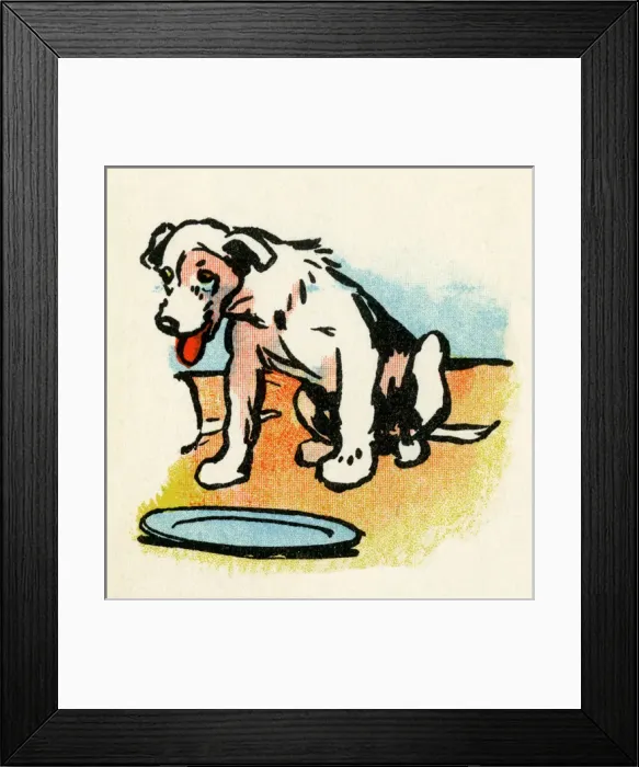 Framed Print : Illustration by Cecil Aldin, Stories from Puppyland Framed Print : Illustration by Cecil Aldin, Stories from Puppyland