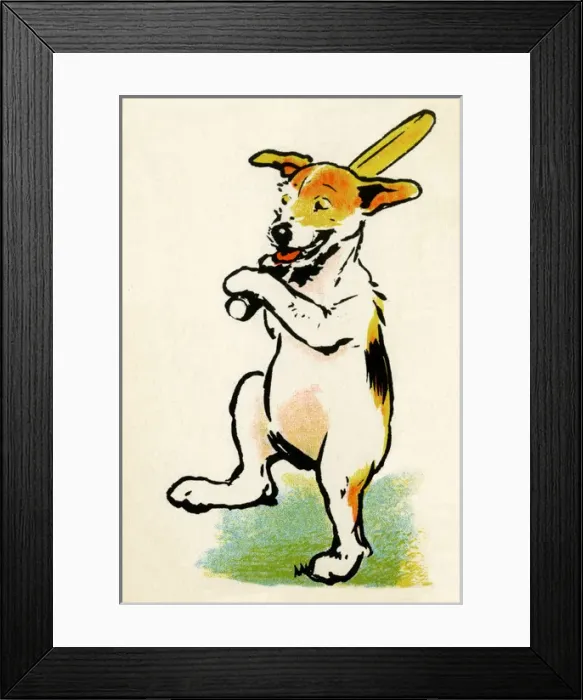 Framed Print : Illustration by Cecil Aldin, Stories from Puppyland Framed Print : Illustration by Cecil Aldin, Stories from Puppyland