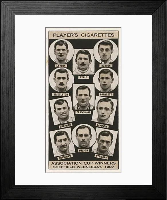 Framed Print : FA Cup winners - Sheffield Wednesday, 1907 Framed Print : FA Cup winners - Sheffield Wednesday, 1907