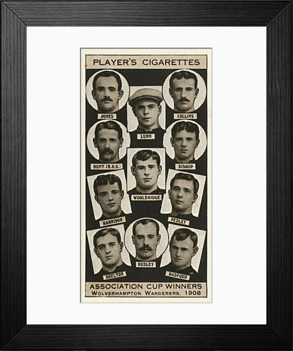 Framed Print : FA Cup winners - Wolverhampton Wanderers, 1908 Framed Print : FA Cup winners - Wolverhampton Wanderers, 1908