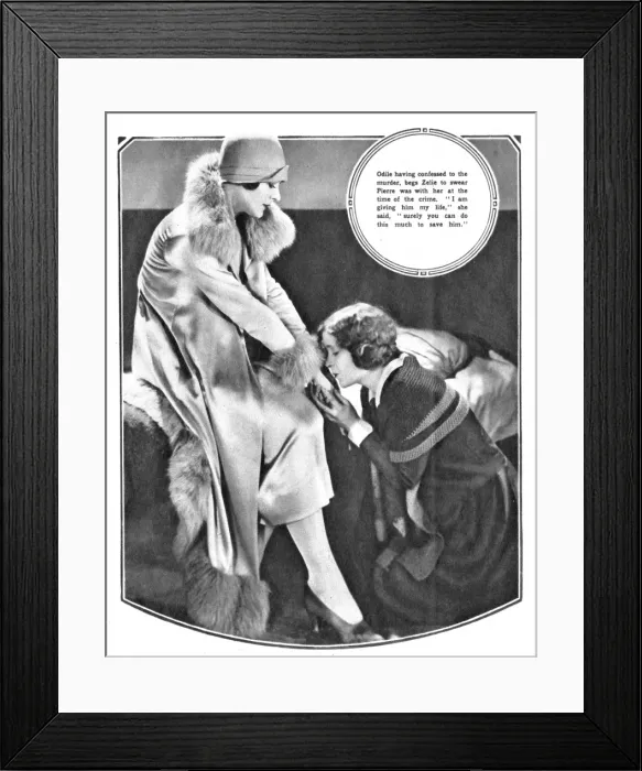 Framed Print : A scene from The Rat (1925) Framed Print : A scene from The Rat (1925)