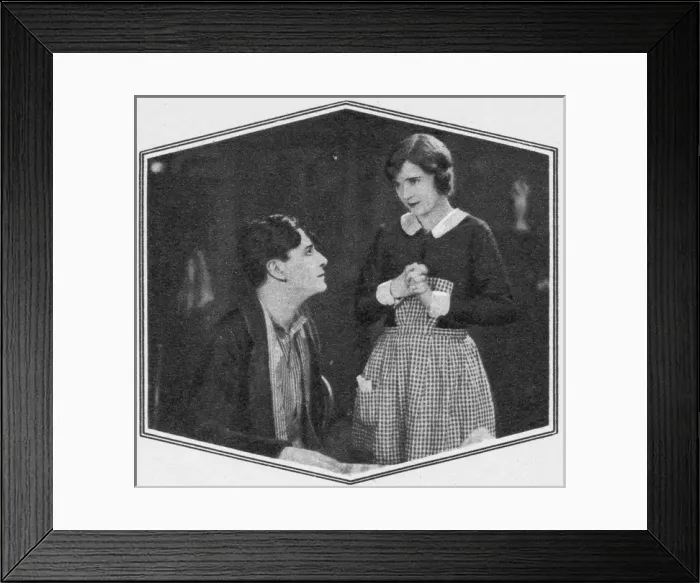 Framed Print : Ivor Novello and Mae Marsh in a scene from The Rat (1925) Framed Print : Ivor Novello and Mae Marsh in a scene from The Rat (1925)