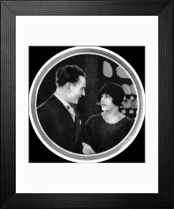 Framed Print : John Stuart and Virginia Valli in The Pleasure Garden (1926) Framed Print : John Stuart and Virginia Valli in The Pleasure Garden (1926)