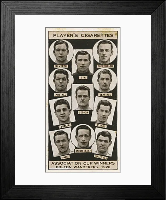 Framed Print : FA Cup winners - Bolton Wanderers, 1926 Framed Print : FA Cup winners - Bolton Wanderers, 1926