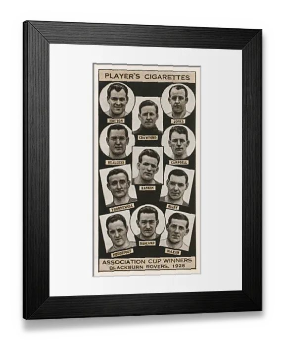 Framed Print : FA Cup winners - Blackburn Rovers, 1928 Framed Print : FA Cup winners - Blackburn Rovers, 1928