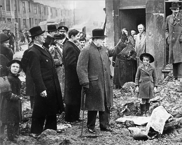 Winston Churchill in Bristol, 1941