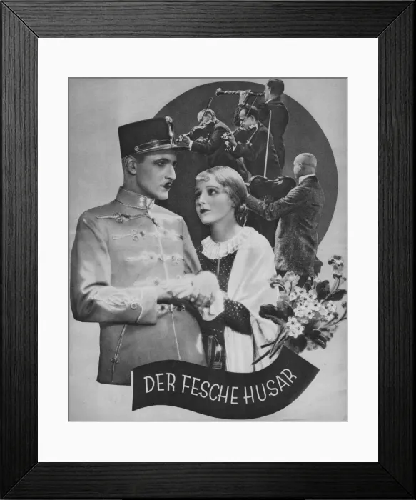 Framed Print : Scenes from the Gallant Hassar (1928)