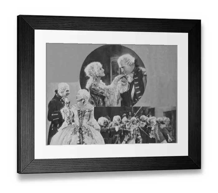 Framed Print : Scenes from The Second Kiss or The Ring of the Empress (1930 Framed Print : Scenes from The Second Kiss or The Ring of the Empress (1930