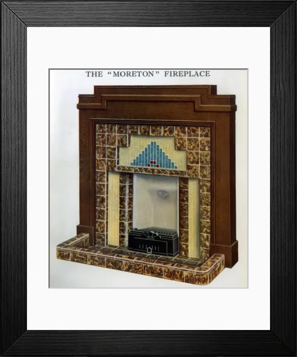 Framed Print : The Moreton Fireplace Framed Print : The Moreton Fireplace