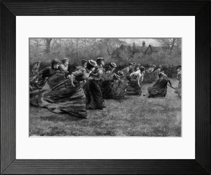 Framed Print : Ladies Hockey match Framed Print : Ladies Hockey match