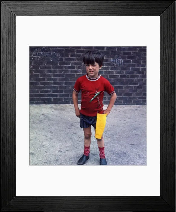 Framed Print : Quick on The Draw. Middlesbrough 1970s Framed Print : Quick on The Draw. Middlesbrough 1970s
