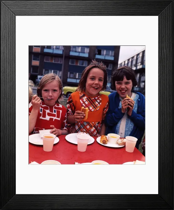 Framed Print : Untitled Street party, Queens Jubilee Middlesbrough 1977 Framed Print : Untitled Street party, Queens Jubilee Middlesbrough 1977