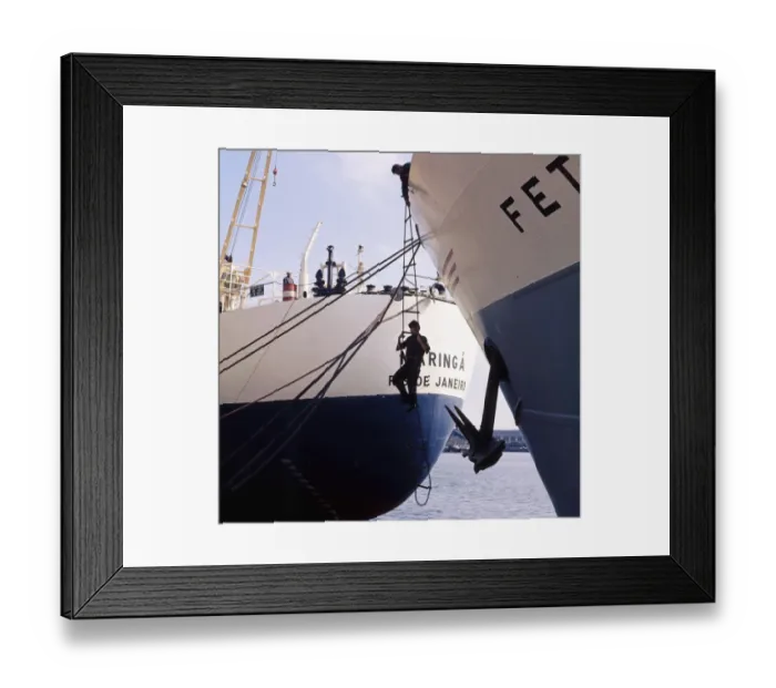 Framed Print : Indian Rope Trick Middlesbrough docks 1970s Framed Print : Indian Rope Trick Middlesbrough docks 1970s