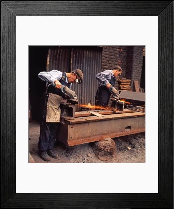 Framed Print : Browns Foundry 5. Stockton on Tees 1970s Framed Print : Browns Foundry 5. Stockton on Tees 1970s
