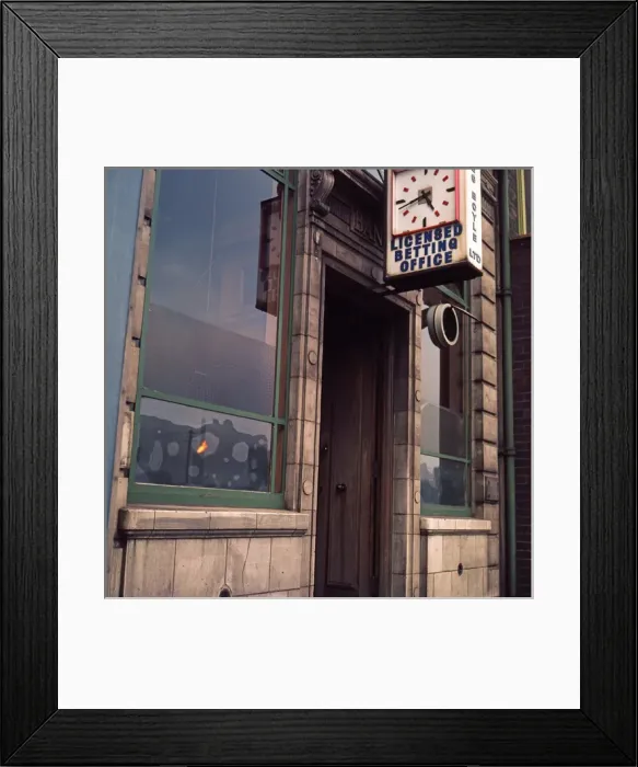 Framed Print : Flare Stack. Southbank, Middlesbrough 1970s Framed Print : Flare Stack. Southbank, Middlesbrough 1970s