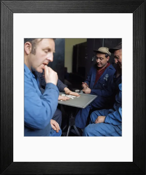 Framed Print : Your Shuffle. Locker Room, ICI Billingham 1970s Framed Print : Your Shuffle. Locker Room, ICI Billingham 1970s