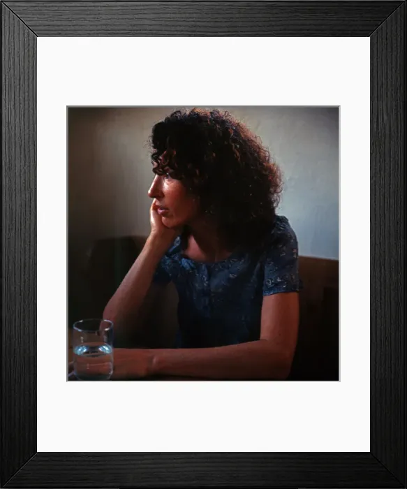 Framed Print : The Coffee Shop Girl. Hemlington, N. Yorks 1970s Framed Print : The Coffee Shop Girl. Hemlington, N. Yorks 1970s