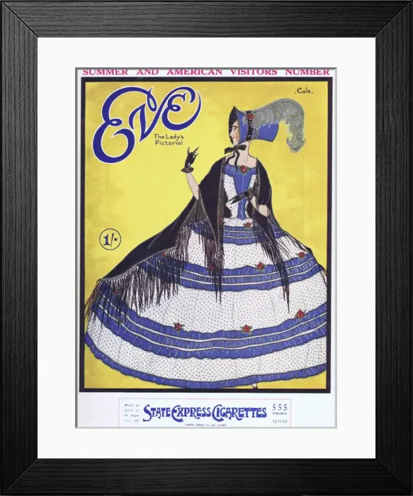 Framed Print : Cover of Eve Magazine 18 May 1927 Framed Print : Cover of Eve Magazine 18 May 1927