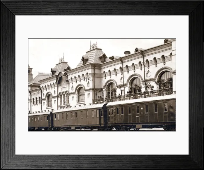 Framed Print : The new (1911-12) Vladivostok railway station Framed Print : The new (1911-12) Vladivostok railway station