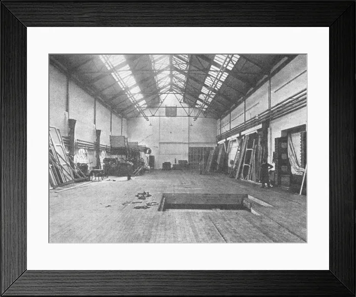 Framed Print : Interior of the Islington / Gainsborough film studio Framed Print : Interior of the Islington / Gainsborough film studio