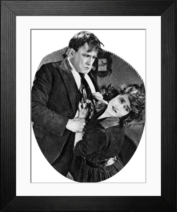 Framed Print : Herbert Langley and Hilda Bailey in The Flames of Passion (1 Framed Print : Herbert Langley and Hilda Bailey in The Flames of Passion (1