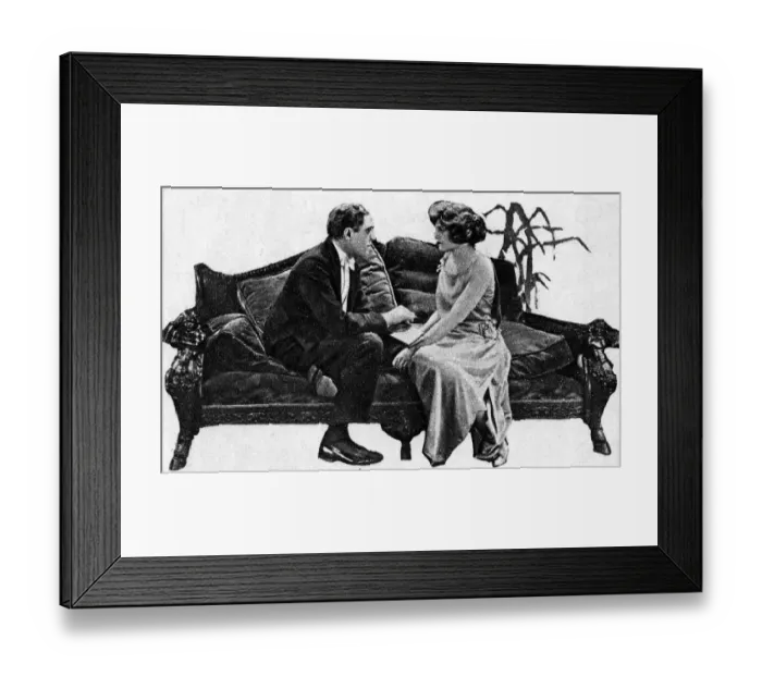 Framed Print : Darby Foster and Lillian Douglas in Paddy the Next Best Thin Framed Print : Darby Foster and Lillian Douglas in Paddy the Next Best Thin