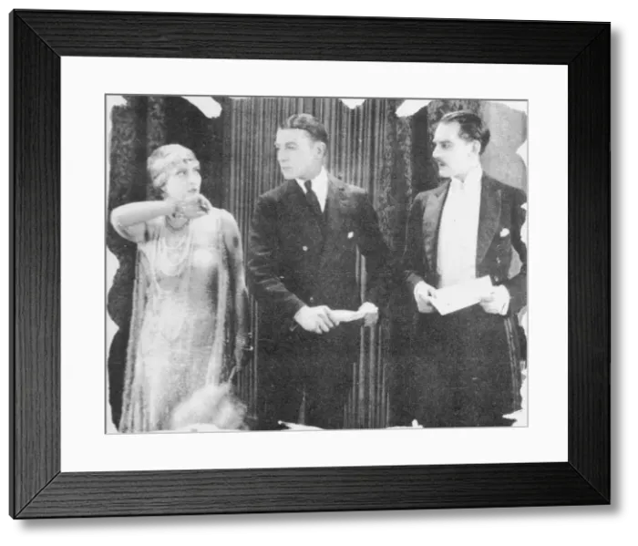 Framed Print : A scene from the Money Habit (1924) Framed Print : A scene from the Money Habit (1924)