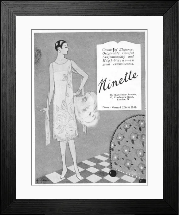 Framed Print : Advert for Ninette (1926) Framed Print : Advert for Ninette (1926)