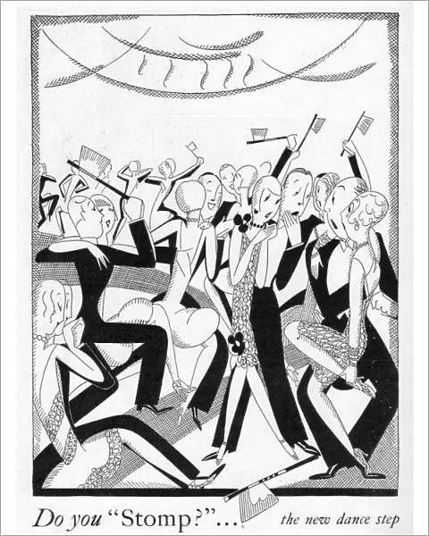 A sketch of the new dance craze called The Stomp (1927)