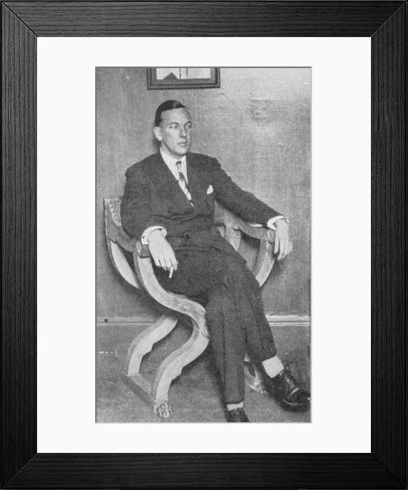 Framed Print : Noel Coward (1927) Framed Print : Noel Coward (1927)