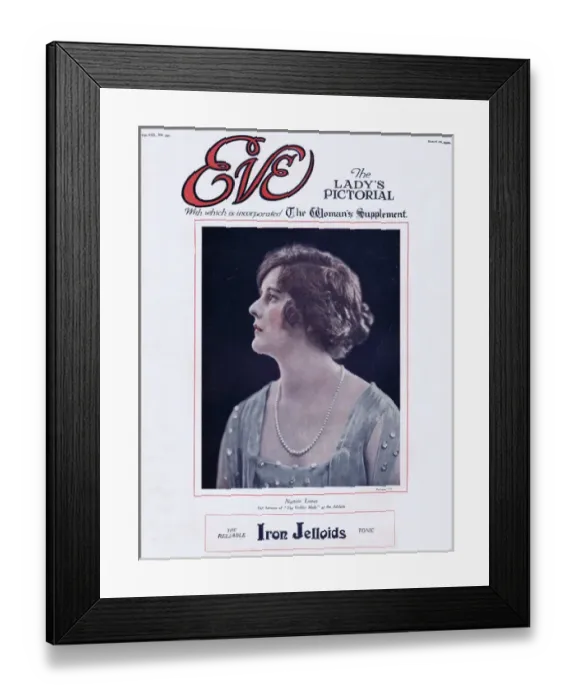 Framed Print : Front cover of Eve Magazine 22 March 1922 Framed Print : Front cover of Eve Magazine 22 March 1922