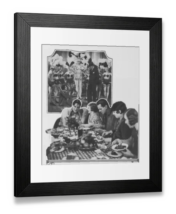 Framed Print : Two scenes of the filming of the Return of the Rat (1929) Framed Print : Two scenes of the filming of the Return of the Rat (1929)
