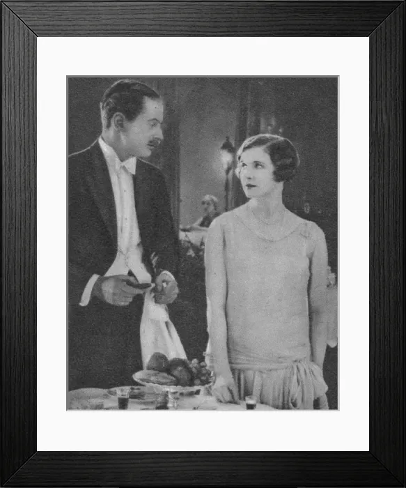 Framed Print : Miles Mander and June in Riding for a King (1926) Framed Print : Miles Mander and June in Riding for a King (1926)