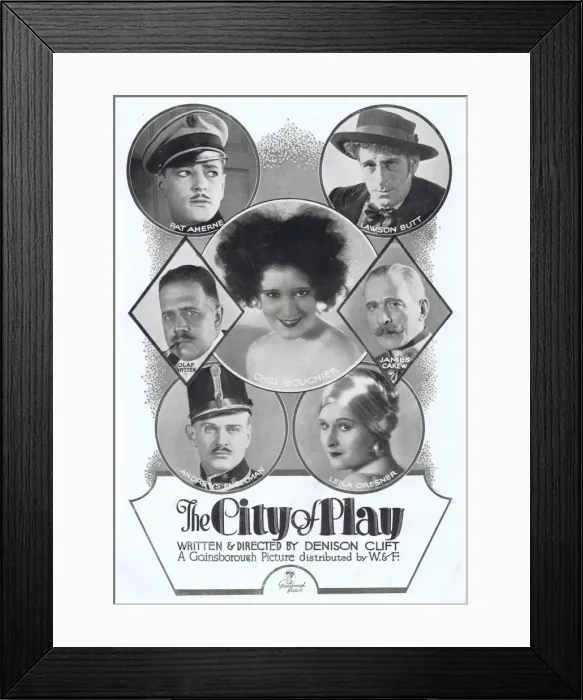 Framed Print : The stars of City of Play (1929) Framed Print : The stars of City of Play (1929)