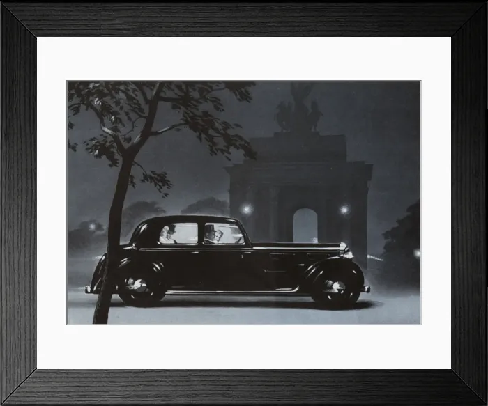 Framed Print : Rover Car Brochure Framed Print : Rover Car Brochure