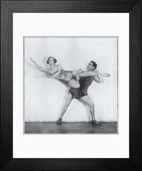 Framed Print : Andree and Curtis in the cabaret show Supper Time, London (1 Framed Print : Andree and Curtis in the cabaret show Supper Time, London (1