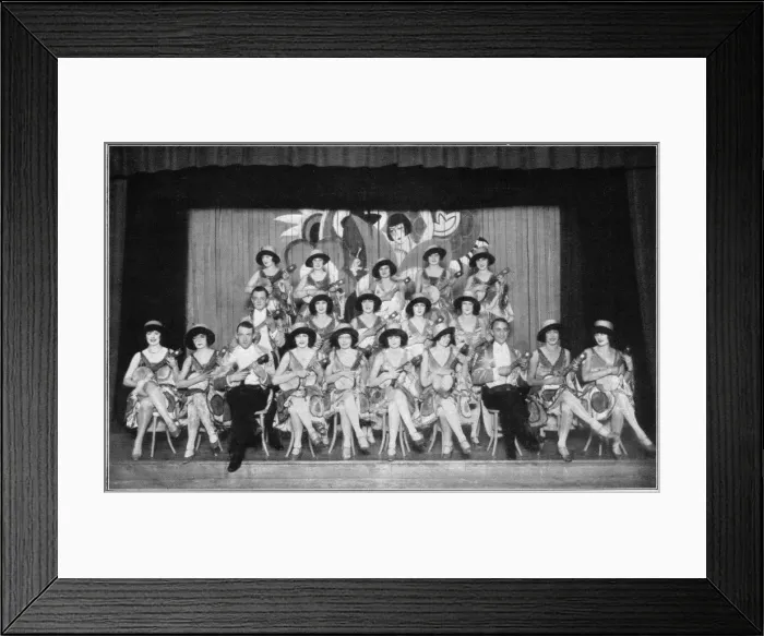 Framed Print : A scene from the Midnight Follies, London (1926) Framed Print : A scene from the Midnight Follies, London (1926)