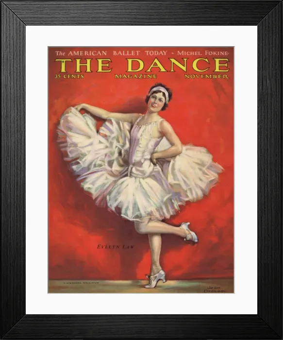 Framed Print : Cover of Dance Magazine, November 1928 Framed Print : Cover of Dance Magazine, November 1928