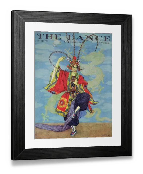 Framed Print : Cover of Dance Magazine, November 1926 Framed Print : Cover of Dance Magazine, November 1926