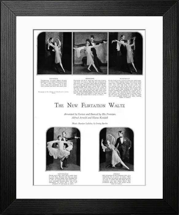 Framed Print : The Flirtation Waltz (1927) Framed Print : The Flirtation Waltz (1927)