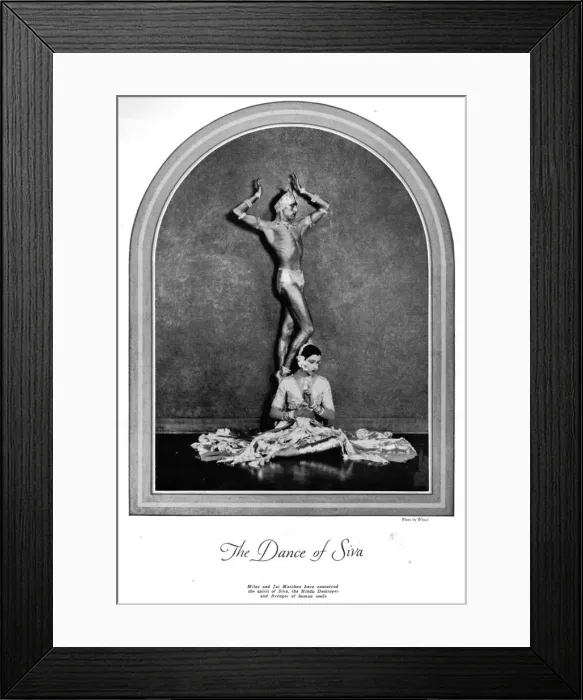 Framed Print : The Dance of Shiva (1927) Framed Print : The Dance of Shiva (1927)
