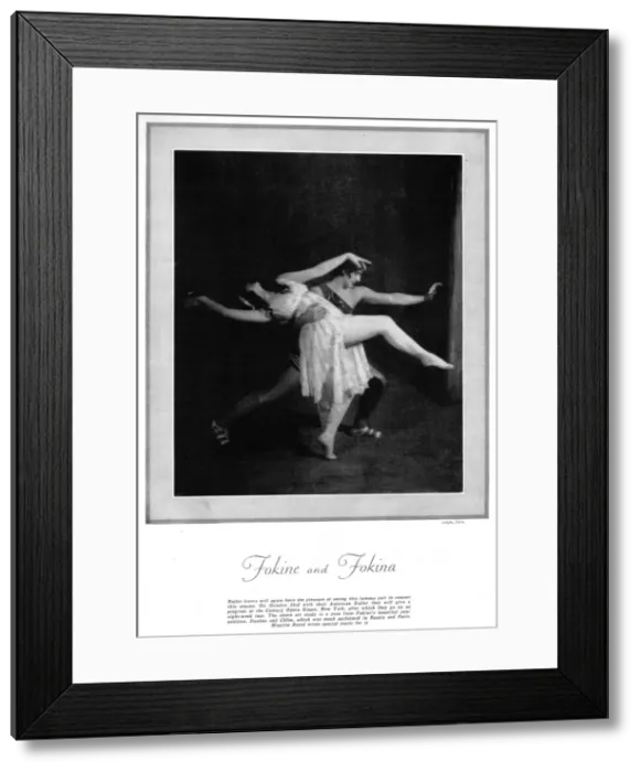 Framed Print : Fokine and Fokina (1927) Framed Print : Fokine and Fokina (1927)
