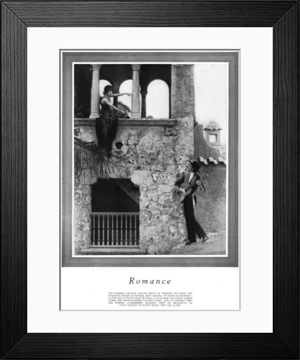 Framed Print : Fowler and Tamara (1926) Framed Print : Fowler and Tamara (1926)