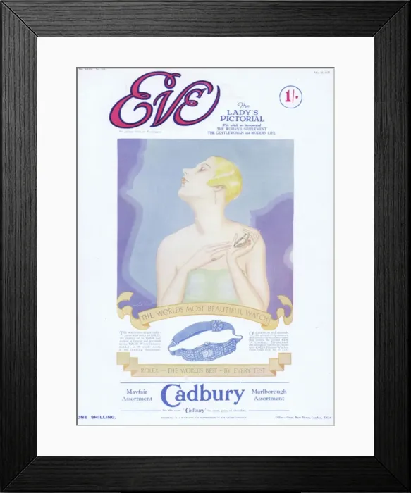Framed Print : Cover of Eve Magazine 25 May 1927 Framed Print : Cover of Eve Magazine 25 May 1927